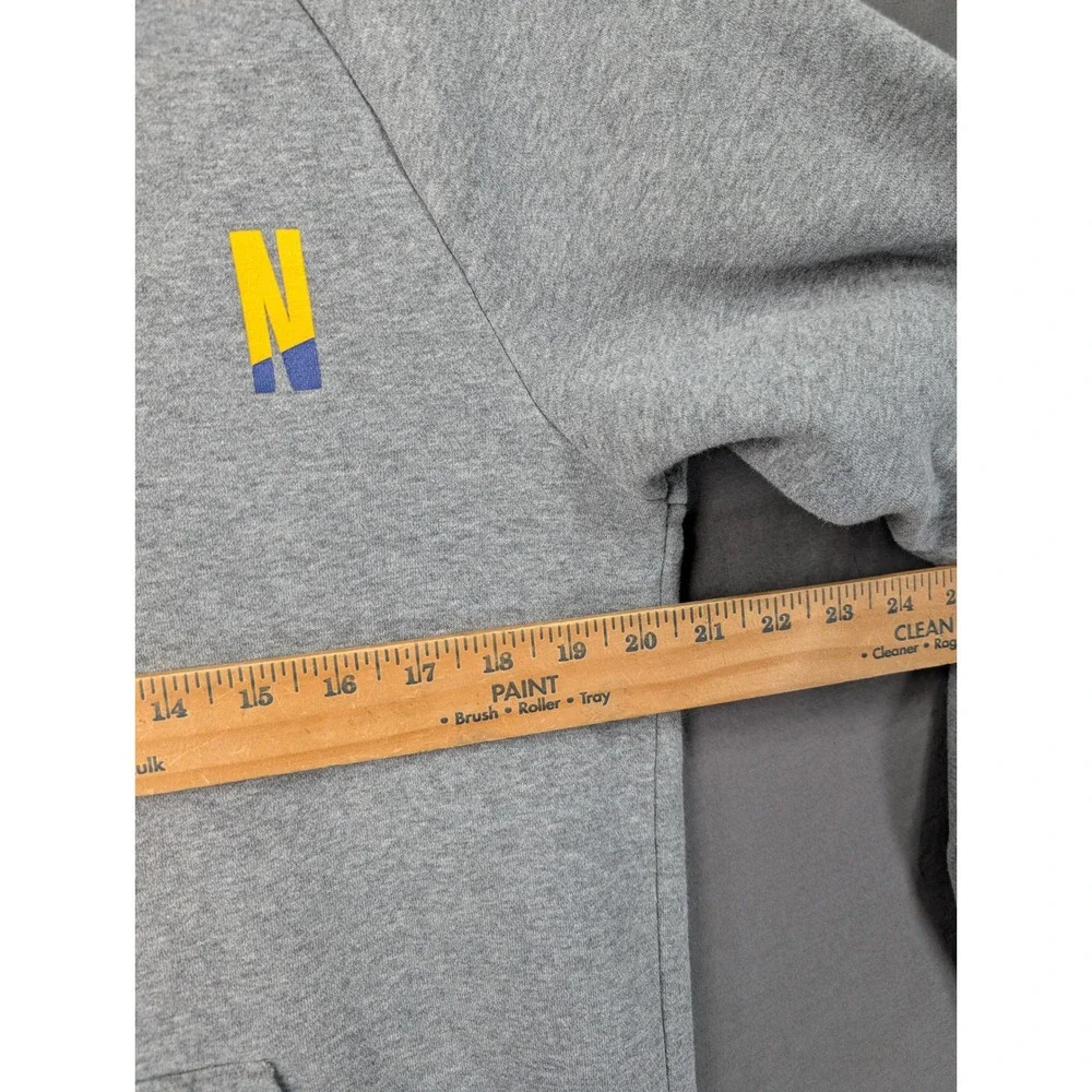 Jordan Mens Multi-Color Logo Pullover Hoodie Gray Size Small 7605